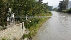 某河流水速測量